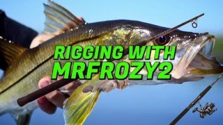 Rigging it with bait!  Snook, Redfish, Tarpon and Trout!