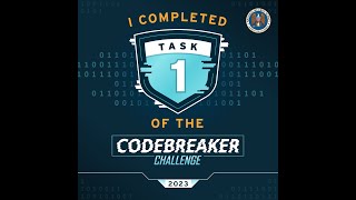 Codebreakers 2023-2024 Walkthrough: Task 1