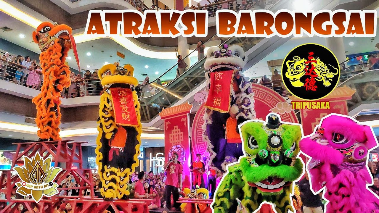 IMLEK CELEBRATION FESTIVAL 2575 !! Barongsai Tripusaka Solo Live Solo Square 11/2/2024