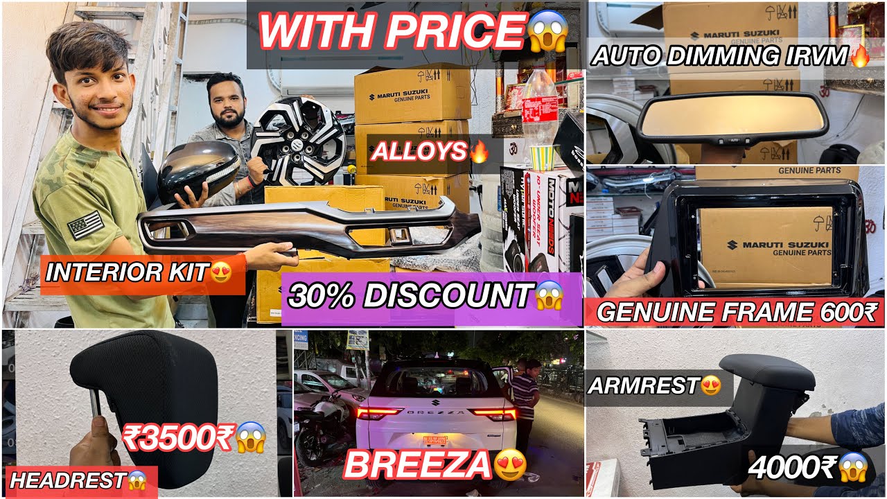 2022 BREZZA MODIFIED🔥Brezza 2022 GENUINE ACCESSORIES🔥BREZZA 2022