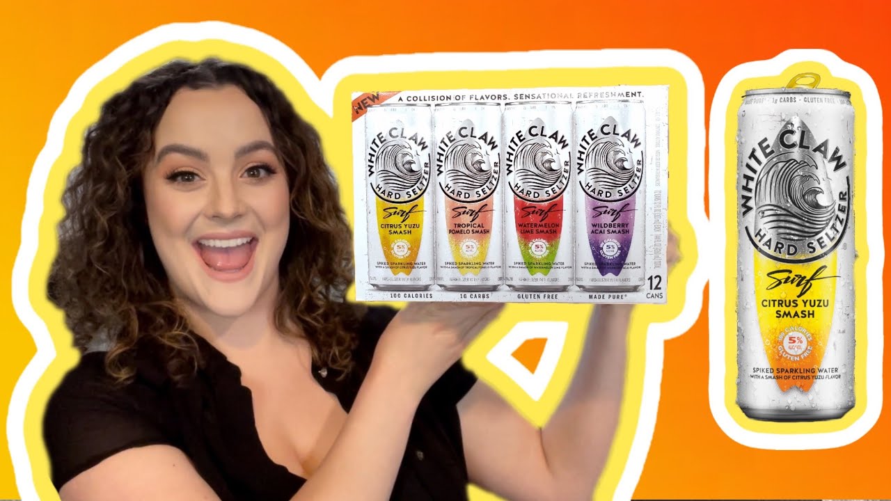 White Claw Surf Hard Seltzer Review 🍋🍉🌊🏄🏻‍♀️ Featuring rare citrus allstars Pomelo & Yuzu