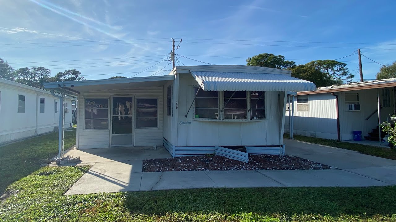 1BED/1BATH FIXER UPPER MOBILE HOME IN 55+ RUSKIN, FL YouTube