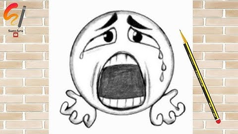 How to Draw Troll Face (Blue Emoji) Step by Step | Easy Drawing Tutorial for Beginners