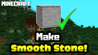 How to Make Smooth Stone! Minecraft 1.19.2 Updated Tutorial screenshot 1