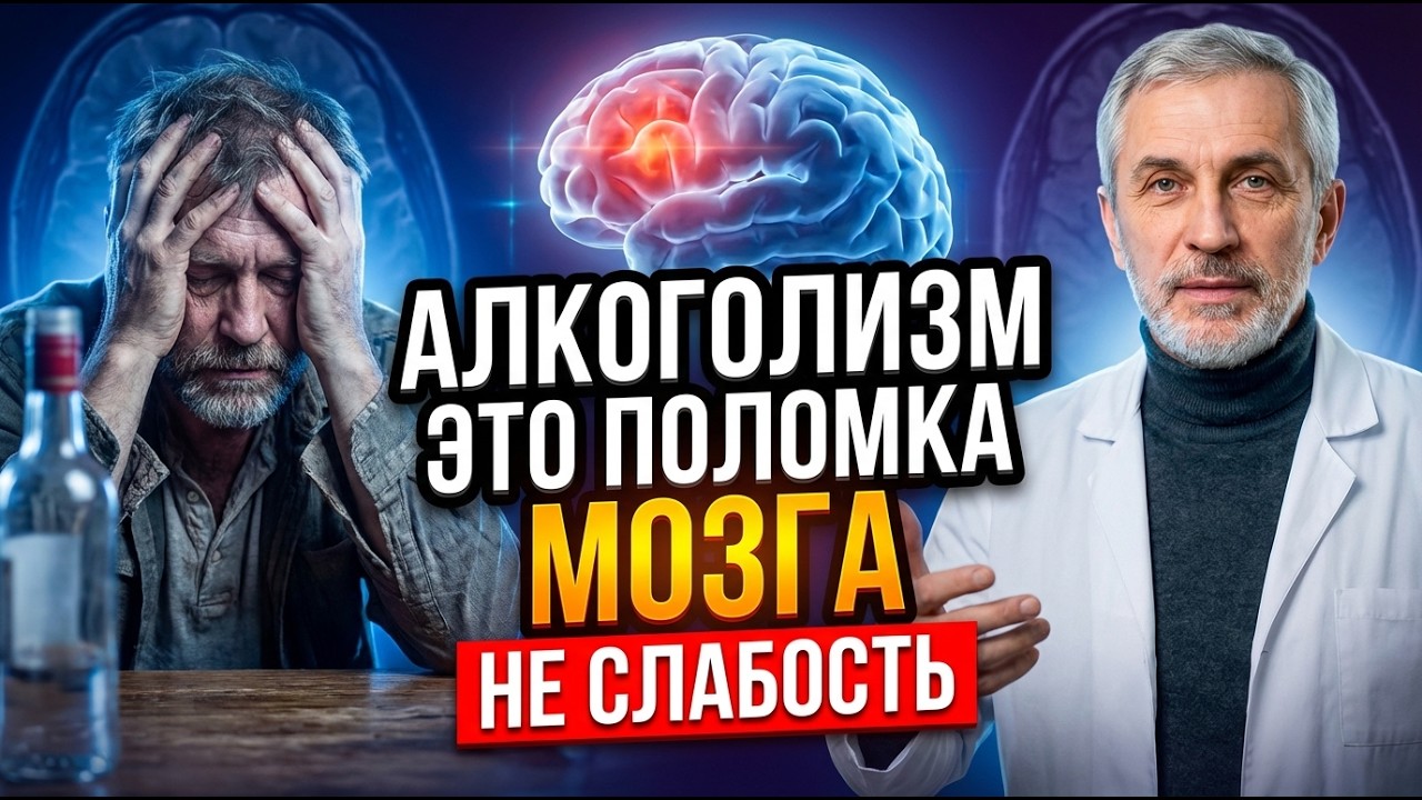 ВЫ ПЕРЕСТАНЕТЕ ПИТЬ , АЛКОГОЛИЗМ это НЕ слабость воли | Вот что происходит в голове