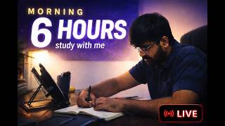 Study With Me 📚 | 6 Hour Deep Focus | Medical Exams | NEET SS SURGERY | Day 112/300