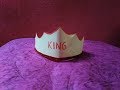 How to make a beautiful king crown || DIY king 👑 from paper in easy way