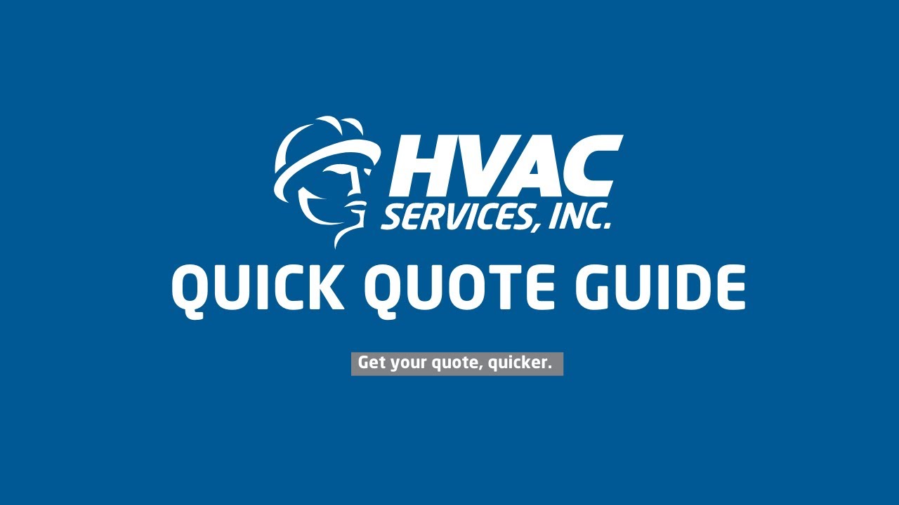 HVAC QUICK QUOTE YouTube