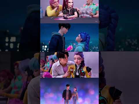 RUMI KISSES JINU KPOP DEMON HUNTER Kpopdemonhunters Shorts Netflix