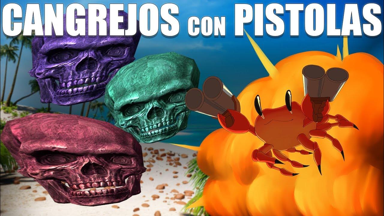 EL MEJOR JUEGO DE CANGREJOS CON PISTOLAS CRAB CHAMPIONS YouTube