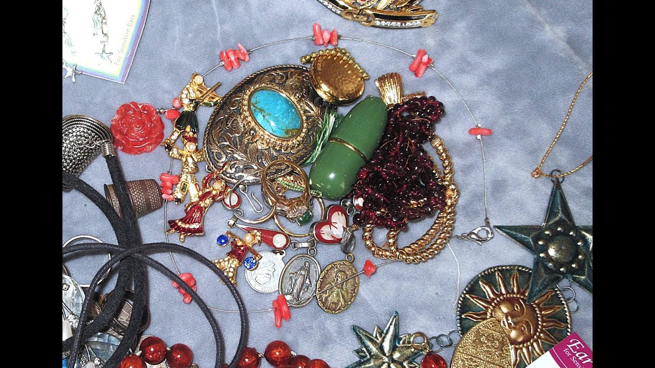 Vintage jar unjaring, opening. Part 3 #thrifthaul #vintagejewelry #vintage #asmr
