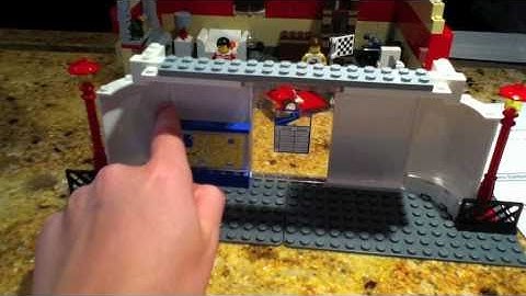 how to build a lego bus stop