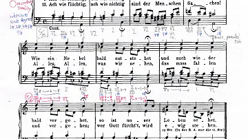 (Revised version)Bach chorale BWV 26-6 harmonic analysis -Ach wie flüchtig, ach wie nichtig-