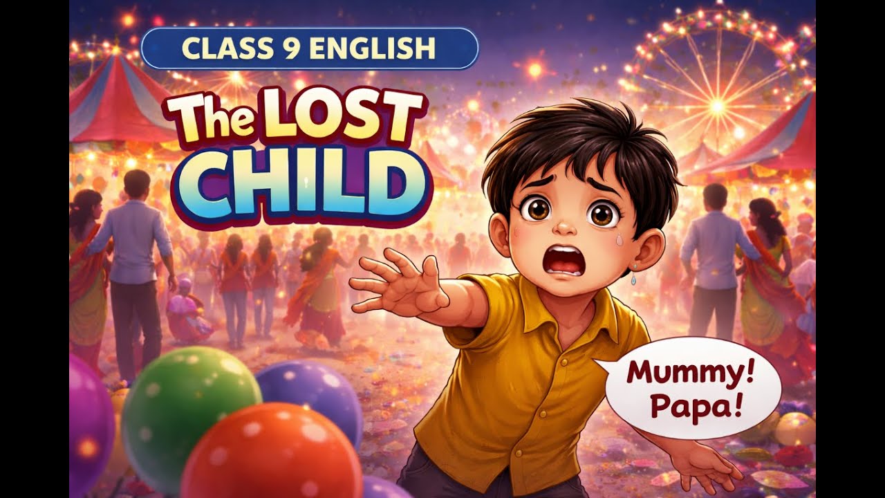CLASS 9 MOMENTS || The Lost Child: A Story of Innocence || Full Explanation || BY  KRISHAN MURARI
