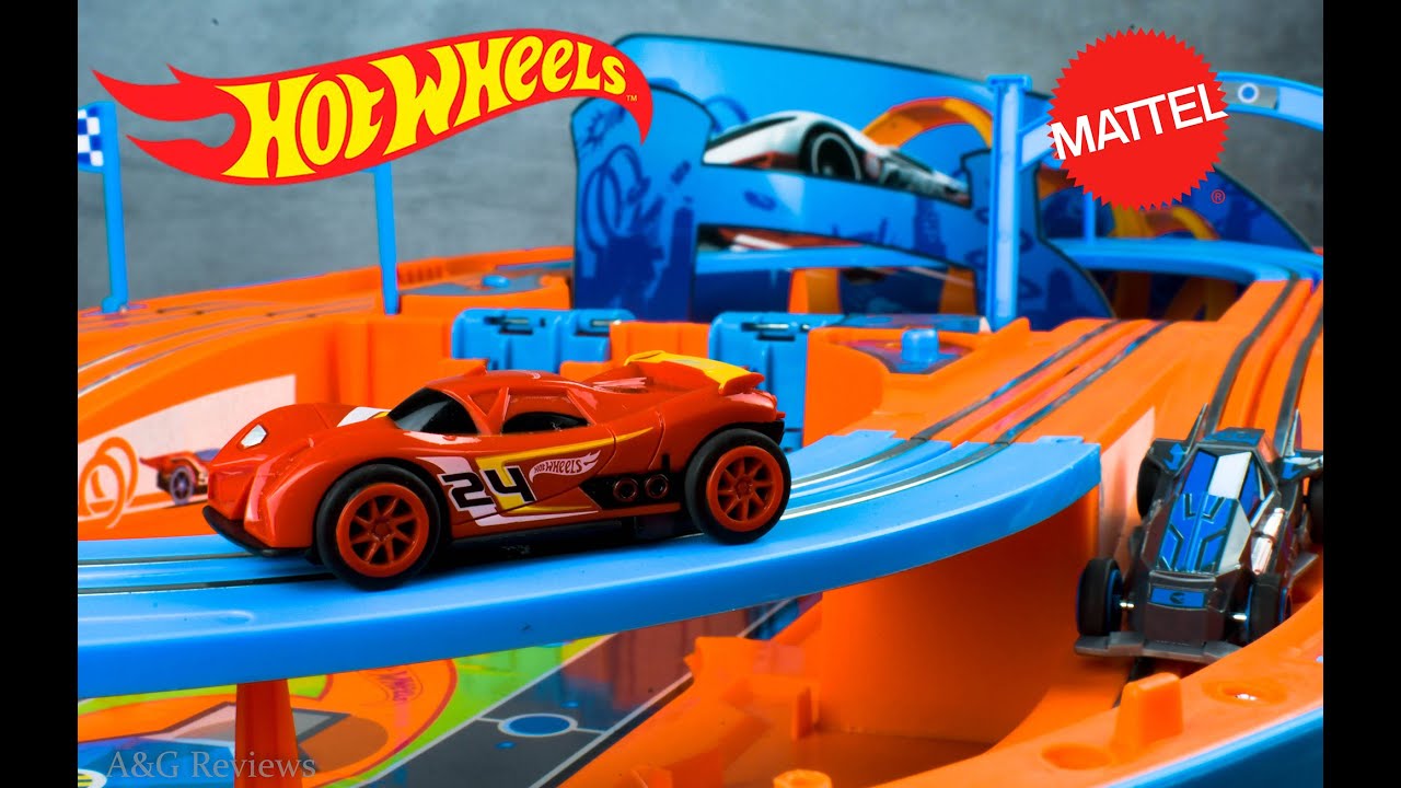(Español) Hot Wheels Carrying Case Slot Track Set video review. YouTube