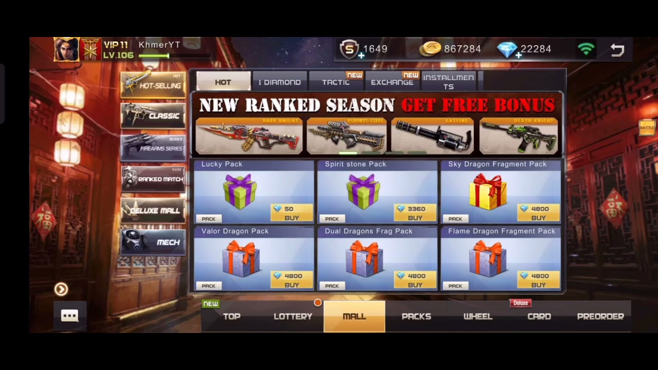 Crisis action Today Top up 49.99$|Up Gun Sky dragon m|Khmer YTzzz 🥱💗