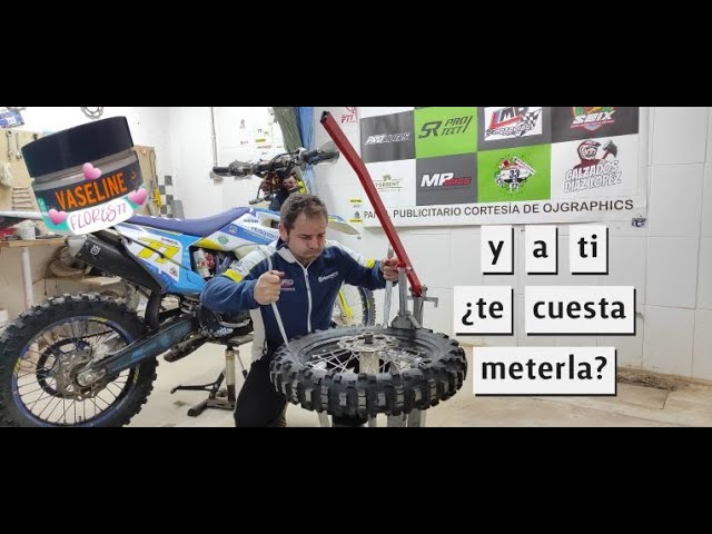 Cómo cambiar el neumático de una moto de enduro. Guía paso a paso. - Blog  Mxtotal