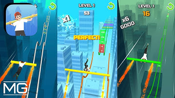 Stunt Rails - All Levels Mobile Gameplay Walkthrough Update IOS, Android