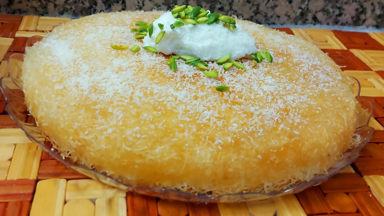 كنافة بالقشطة كما ينبغي أن تكون مع ألذ_الأكلات_مع_بسمة 