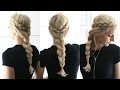 HAIR TUTORIAL | Side Dutch Braids into a Regular Braid