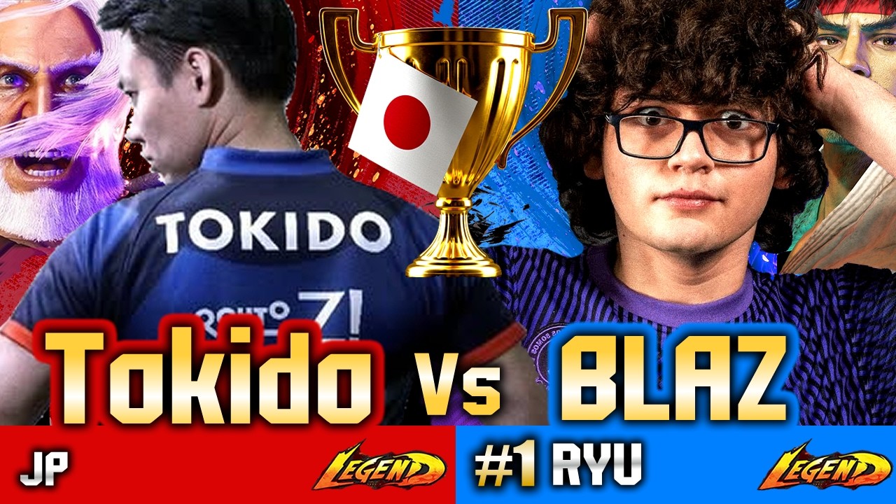 🔥SF6 Ryu (BLAZ vs TOKIDO) JP ▰ Street Fighter 6 Gameplay High Level