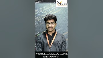 Java Full Stack student review | V CUBE Software Solutions Pvt. Ltd. Kphb