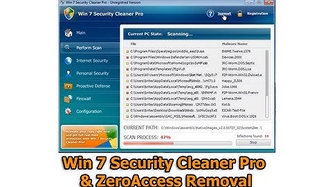 Win 7 Security Cleaner Pro and ZeroAccess Removal by Britec