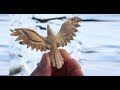 WOODEN PENDANT | RAVEN PENDANT | TIME LAPSE WOOD CARVING WOODEN PENDANT | RAVEN PENDANT | TIME LAPSE WOOD CARVING