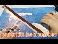 How to make a portable belt sander with DC motor