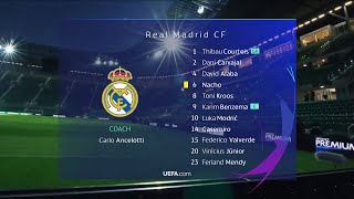 UEFA Champions League starting lineup animation motion graphic using Adobe Premiere Pro