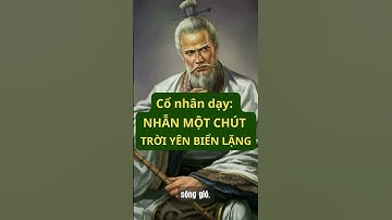 Nhẫn một chút sóng yên gió lặng, lùi một bước biển rộng trời cao. #loivangconhan #loidayconhan