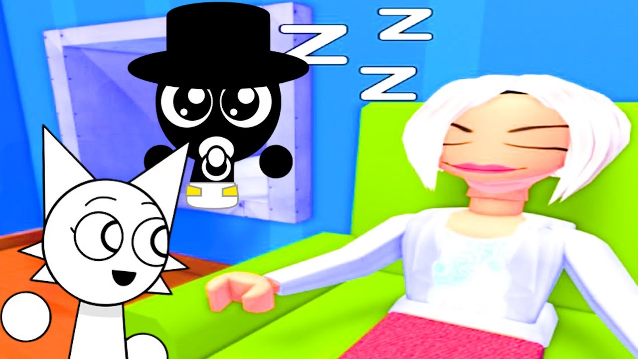 Sprunki Baby Black & Baby Wenda Played Team Evil Karen Escape Obby in ROBLOX | Incredibox Sprunki