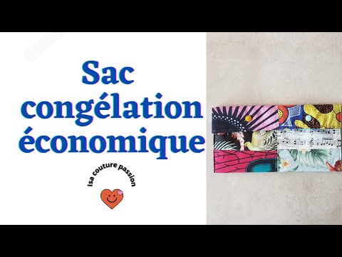 Sac congélation lavable