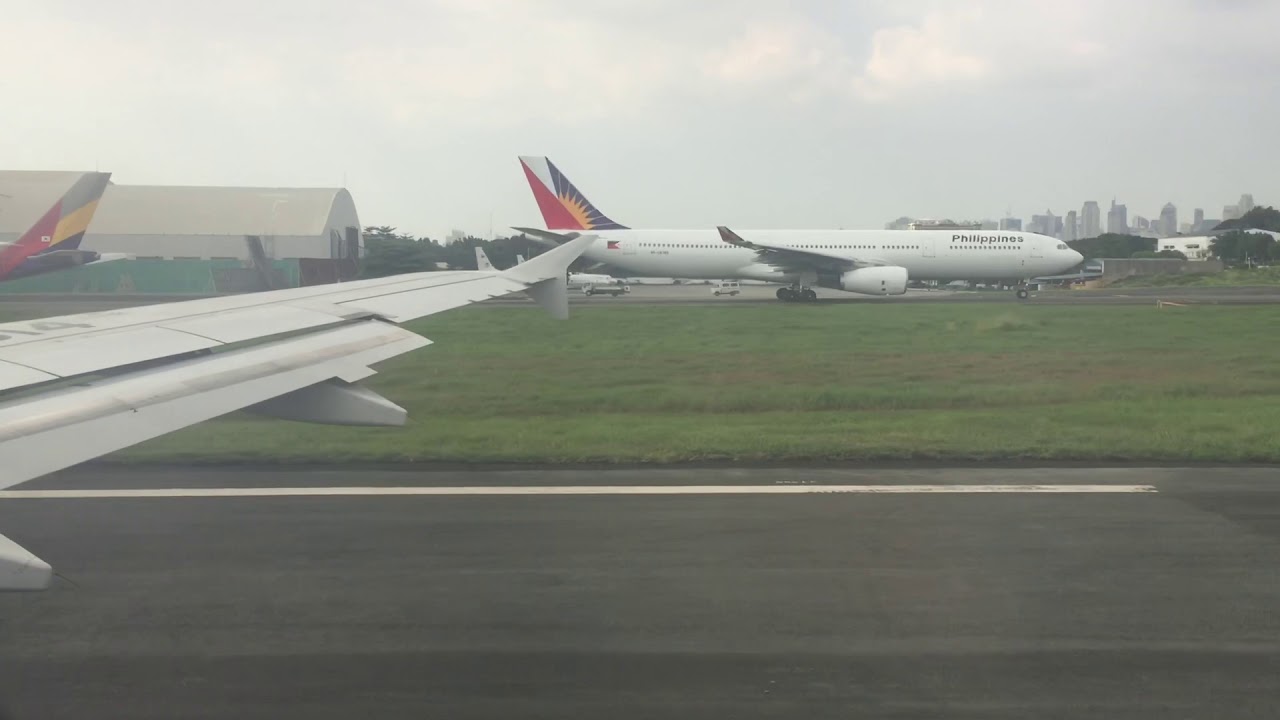 Philippine airlines PR 736 from manila to bangkok takeoff  YouTube