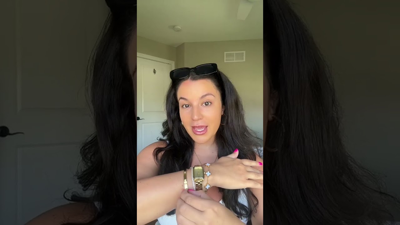 Prettiest bracelet stack from amazon🤍🫶🏼💅🏽 in my strfnt ! 