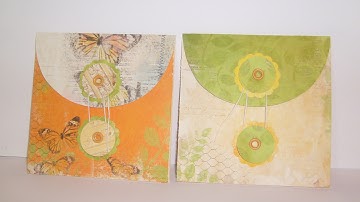 How to Make Button & String Envelope Making Envelope out of Paper