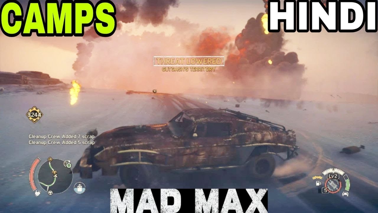 🤨🤨MAD MAX (HINDI) - FREE ROAMING - UPGRADING GUTGASH'S STRONGHOLD HINDI #2