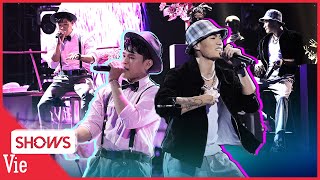 Miniatura de "Mikelodic tung chiêu autotune live, đối đầu Long Nón Lá với bản rap Nơi Ta Sống | RAP VIỆT MÙA 3"