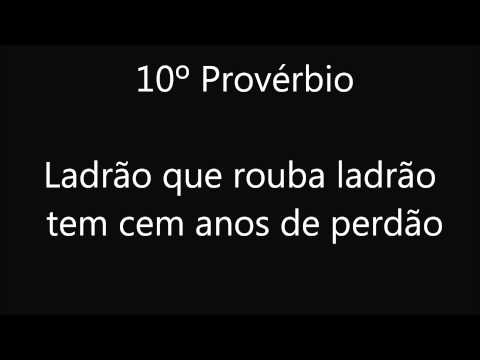 Provérbios populares