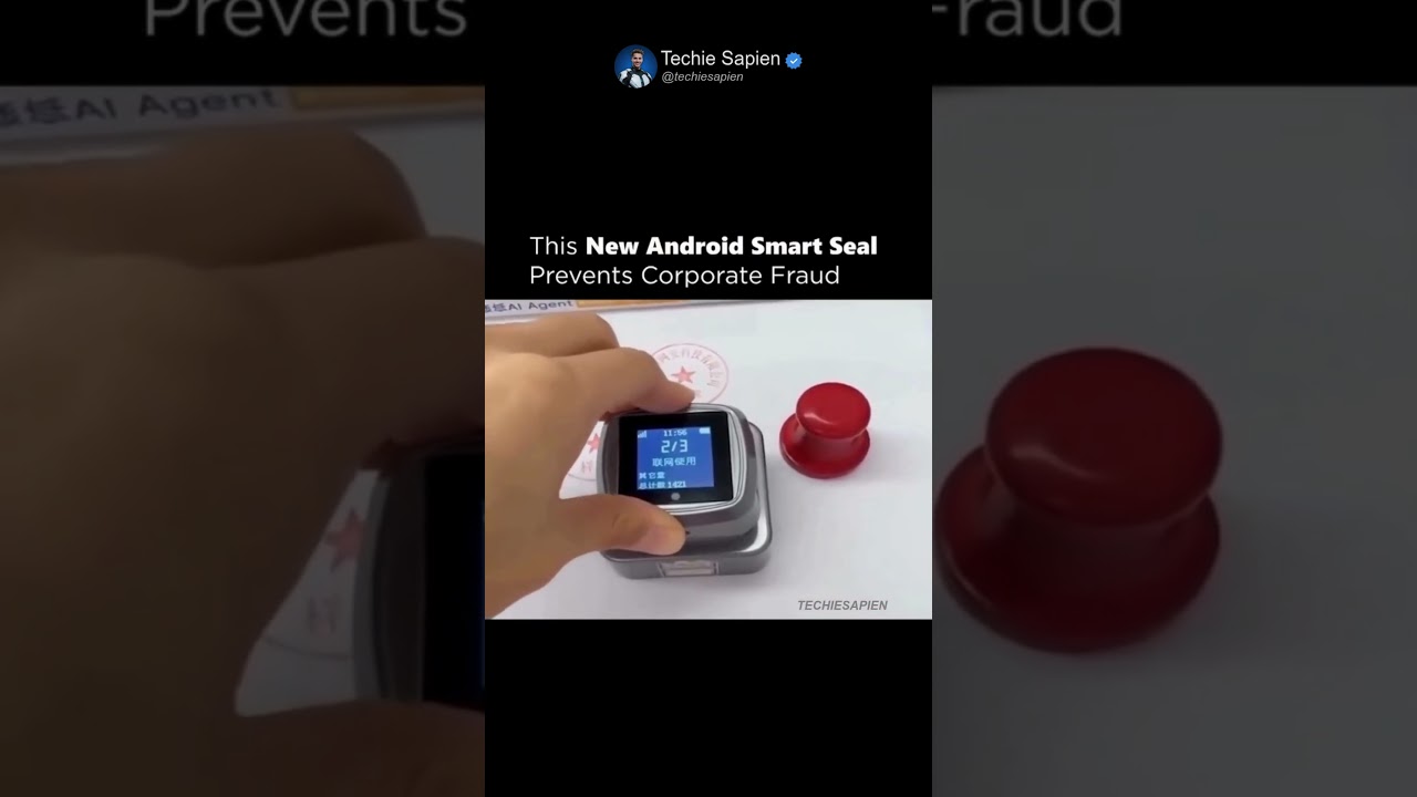 Smart Electronic Seal Prevents Corporate Fraud with Secure Digital Authentication🤯🔒