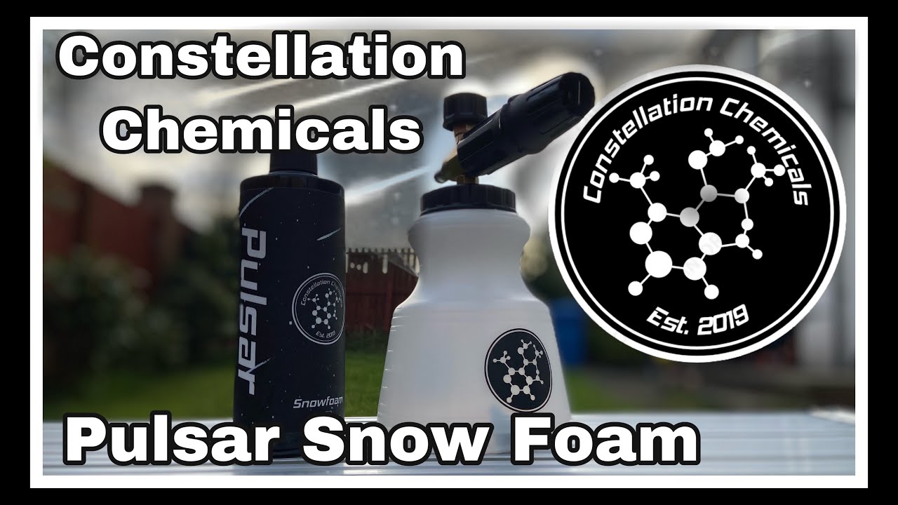 Constellation Chemicals Snow Foam Lance and Pulsar Snow Foam Review Car Detailing / 