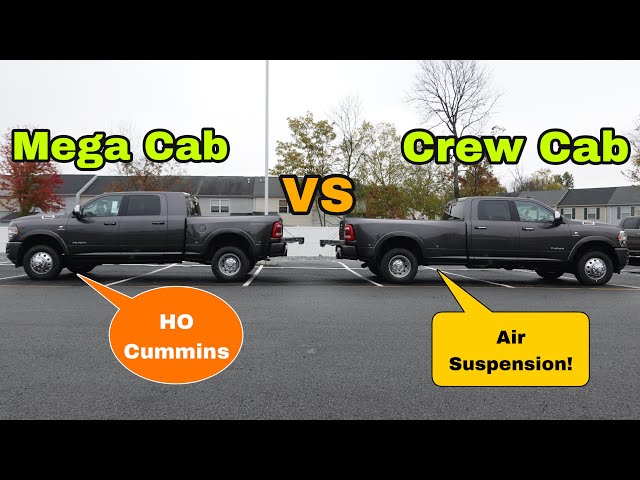 dodge mega cab vs crew cab Comparing The Crew Cab and Mega Cab For The 3 Heavy Duty