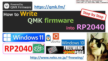 [2024] QMK Easy Tutorial How to Write QMK firmware into RP2040