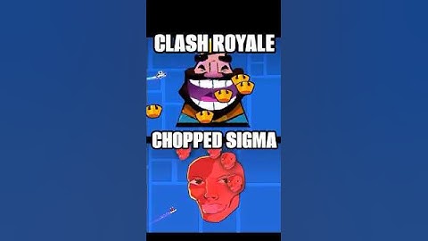SKELETAL SHENANIGANS ☠️ CLASH ROYALE vs CHOPPED SIGMA | Geometry Dash 2.2 #shorts