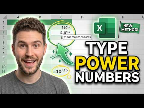 How to Type Power Numbers in Excel (Quick & Easy Superscripts)