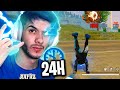 24H Treinando HIGHLIGHTS no FREE FIRE!!