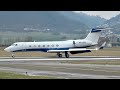 Majestic landing gulfstream g550 prgmv touches down in bern from so roque