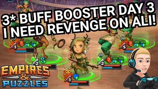 3* Buff Booster Raid Tournament With Commentary - Day 3 - No Red - Empires & Puzzles