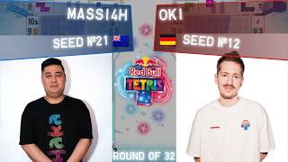 massi4h (New Zealand) vs. Oki (Germany) - RO32 - Red Bull Tetris Dubai World Finals