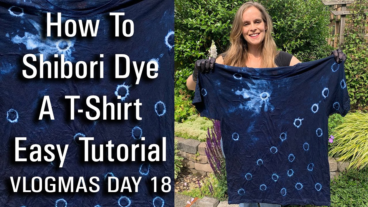 how to shibori dye a shirt